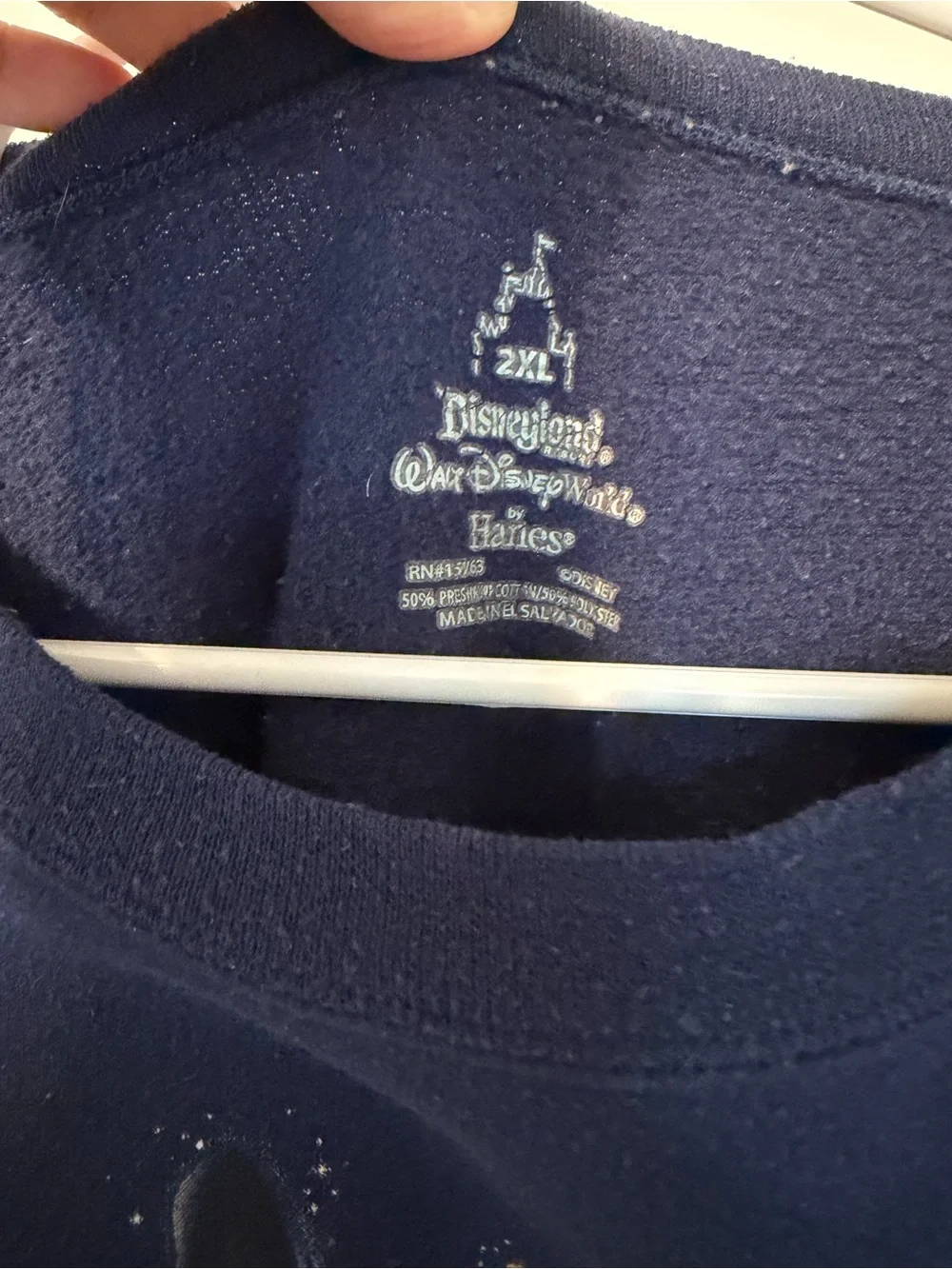 Disney Navy Blue Crewneck Sweatshirt with Mickey & Friends Graphic